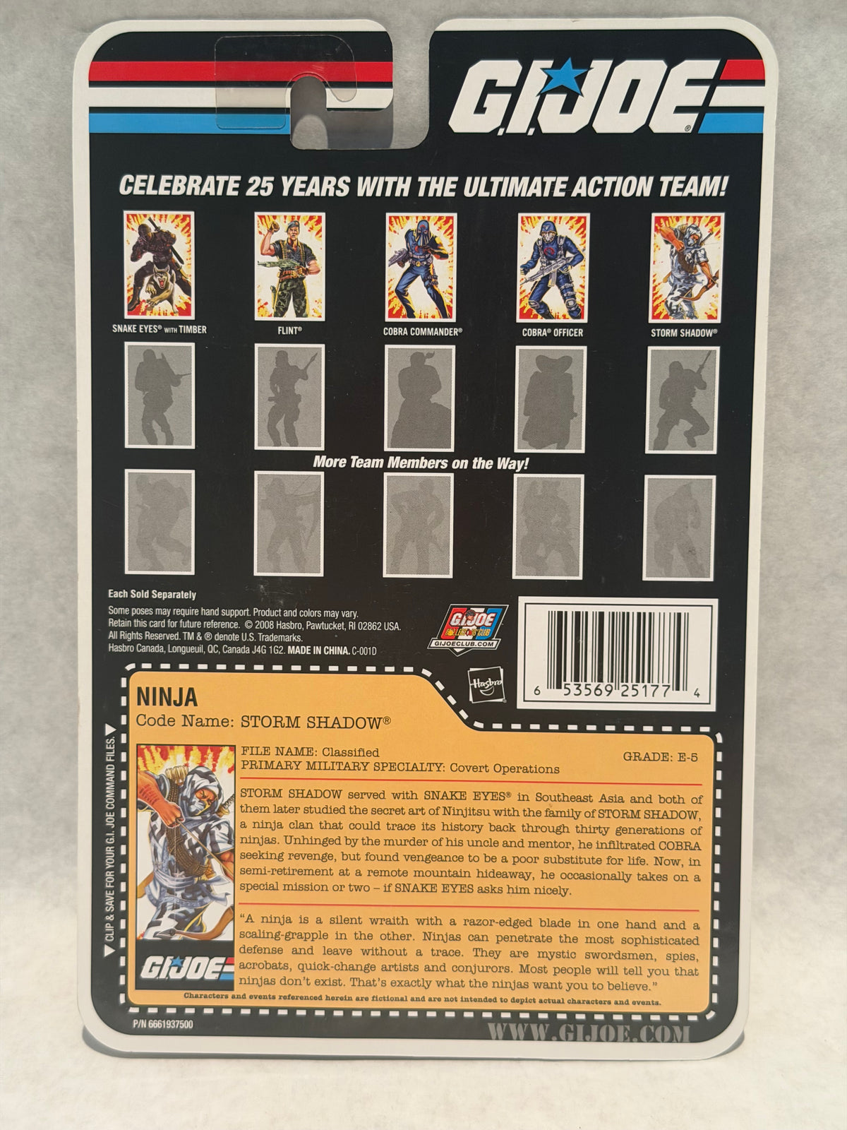 G.I. Joe Storm Shadow Comic Series