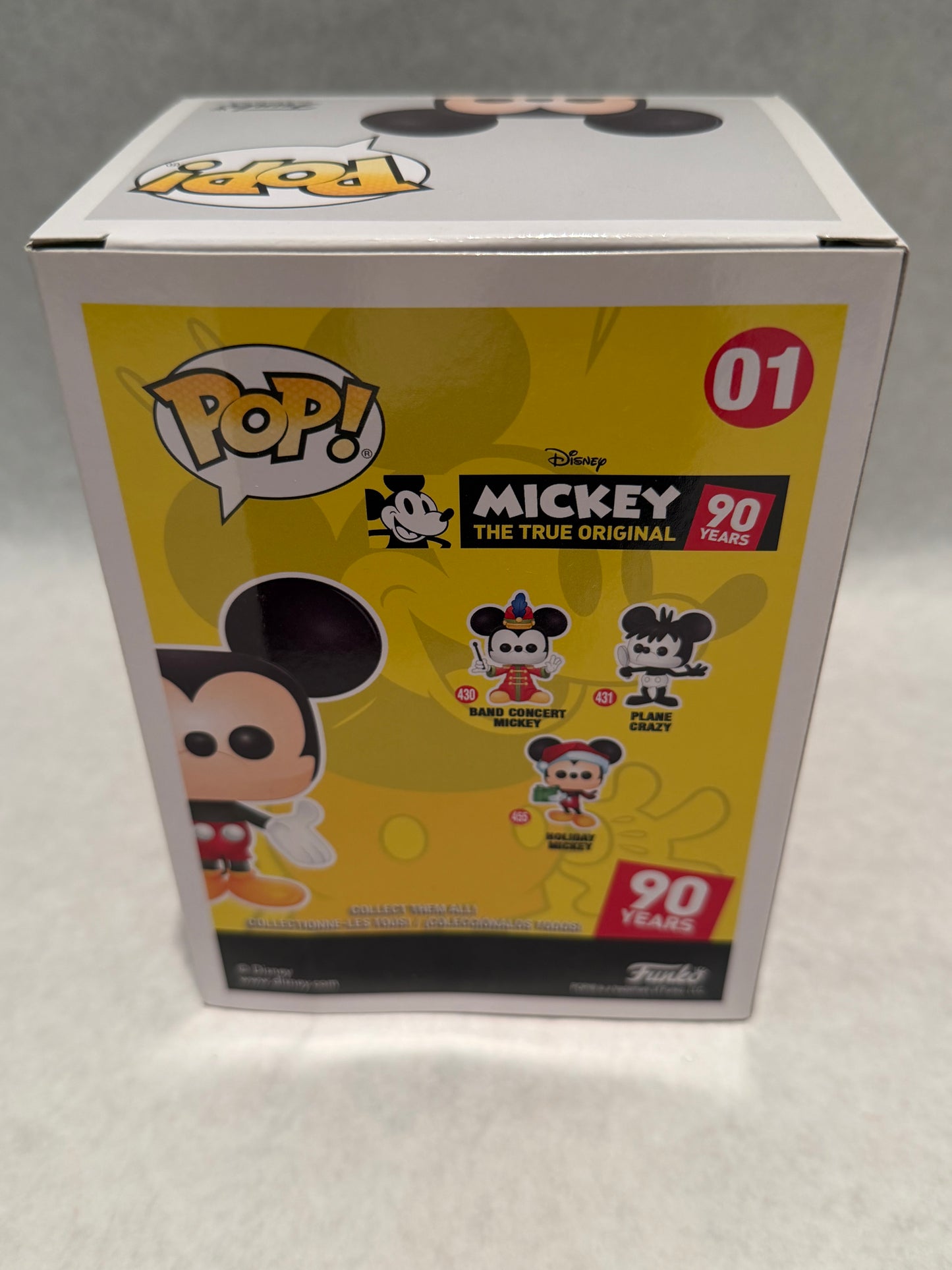 Funko Pop 01 Mickey Mouse Yellow Green Variant