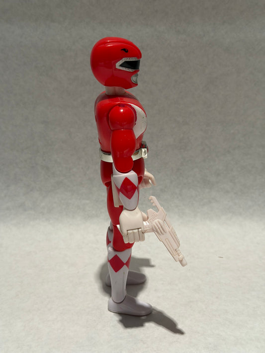 Vintage 1993 Power Rangers Red w Weapon