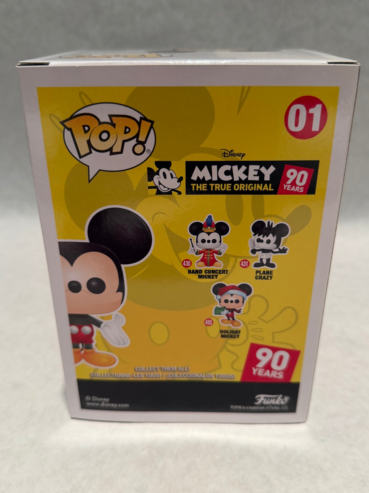 Funko Pop 01 Mickey Mouse Orange Variant