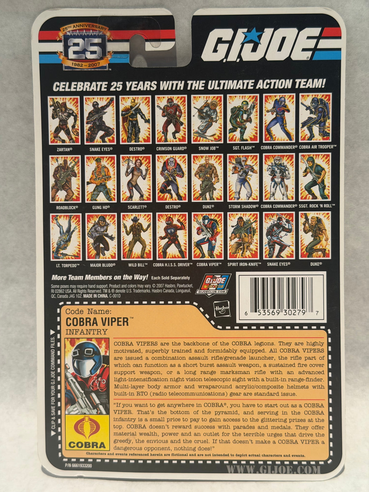 G.I. Joe 25th Anniversary Cobra Viper