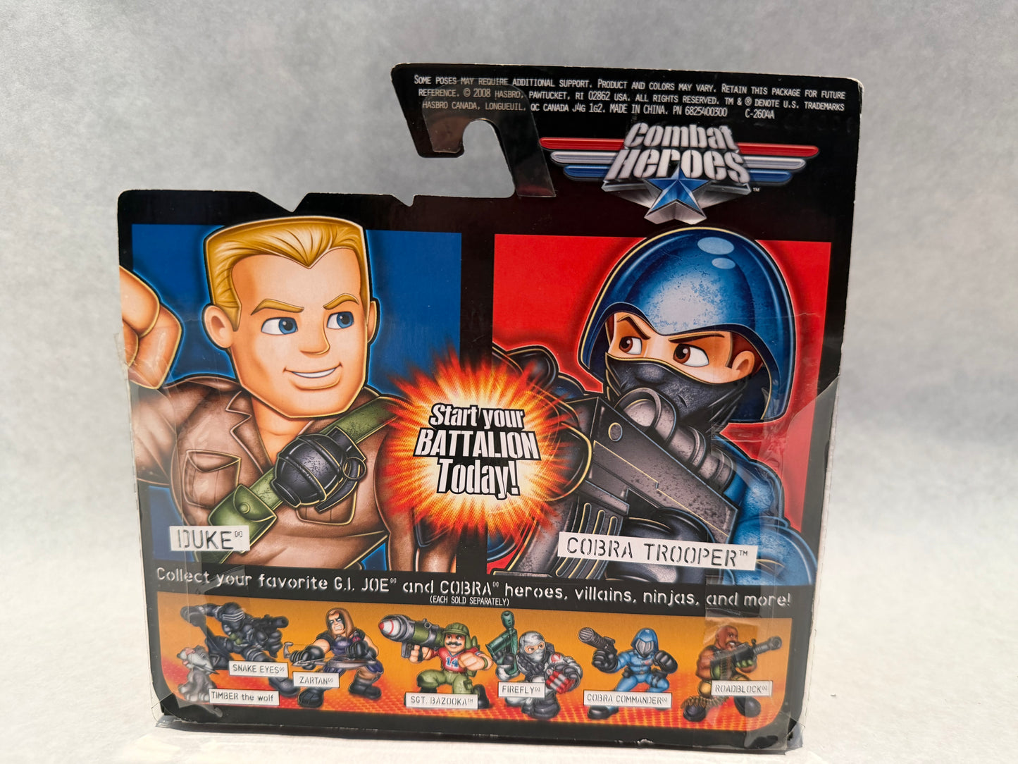 GI Joe Combat Heroes Duke and Cobra Trooper