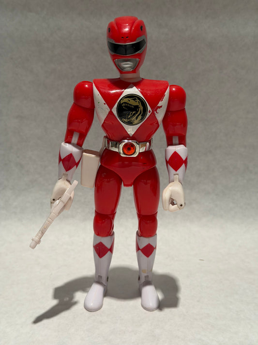 Vintage 1993 Power Rangers Red w Weapon