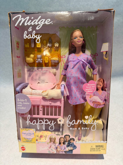 Barbie Midge and Baby Happy Family