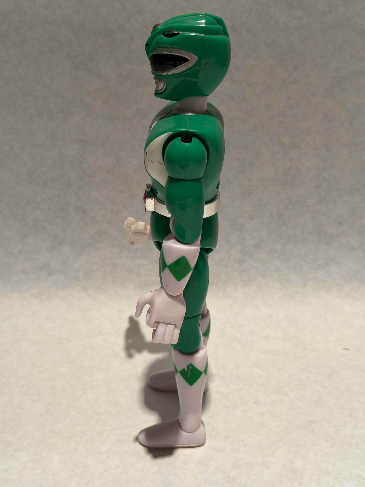 Vintage 1993 Power Rangers green w Weapon