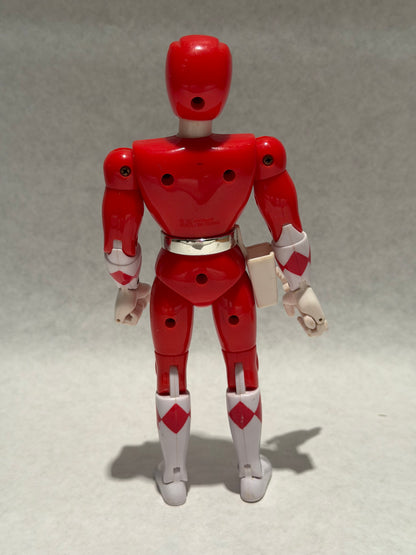 Vintage 1993 Power Rangers Red w Weapon
