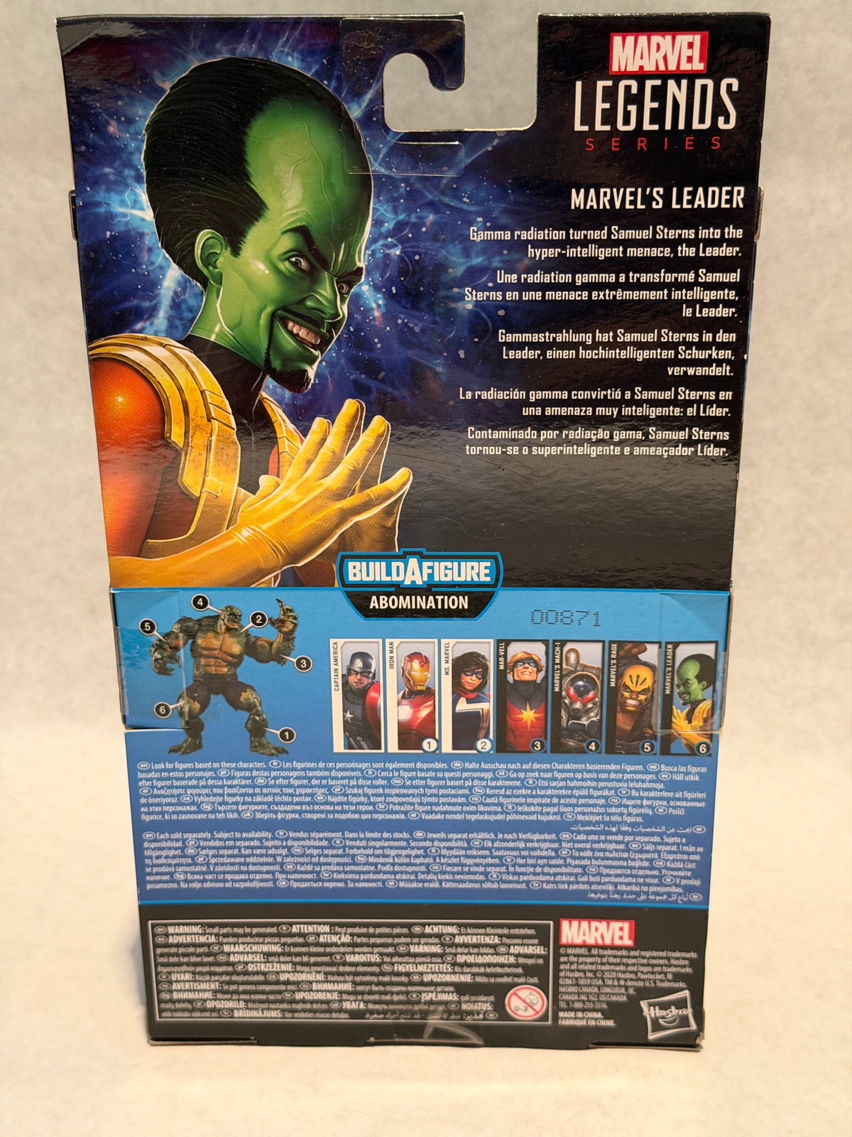Marvel Legends Leader BAF Abomination
