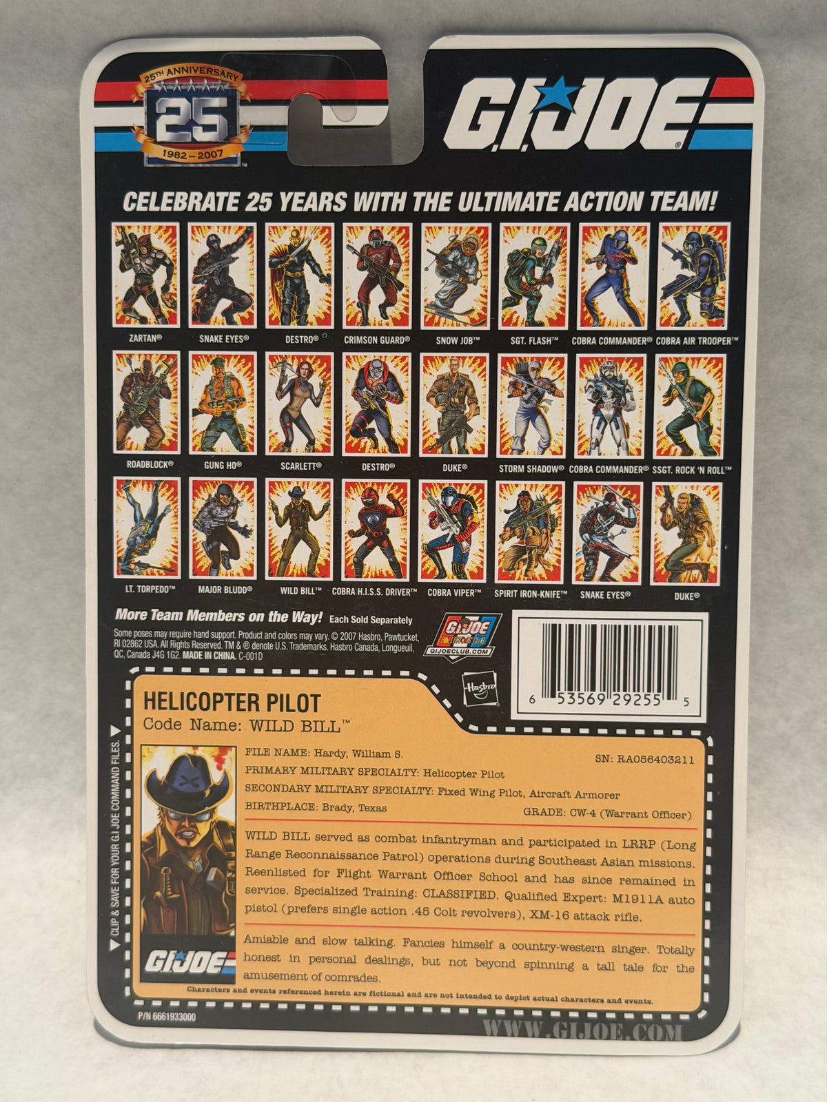 G.I. Joe 25th Anniversary Wild Bill
