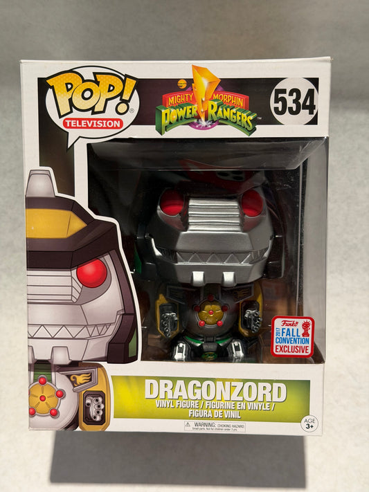 Funko Pop 534 Dragonzord Power Rangers Exclusive