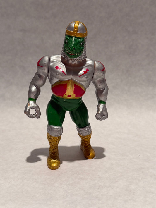 Vintage Mannix KO Dual Face Alligator Warrior