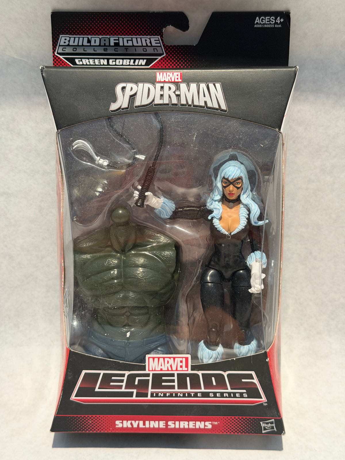 Marvel Legends Skyline Sirens Black Cat BAF Green Goblin
