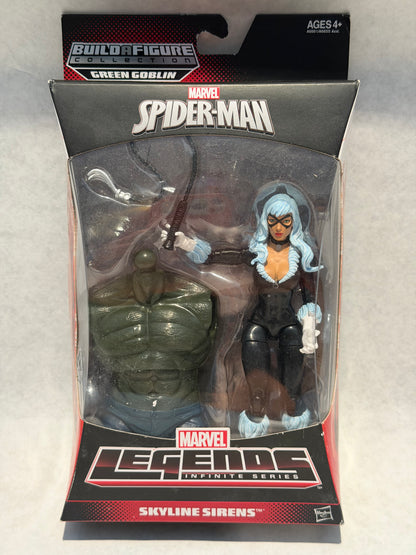 Marvel Legends Skyline Sirens Black Cat BAF Green Goblin