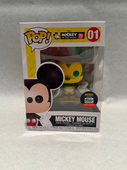 Funko Pop 01 Mickey Mouse Yellow Green Variant