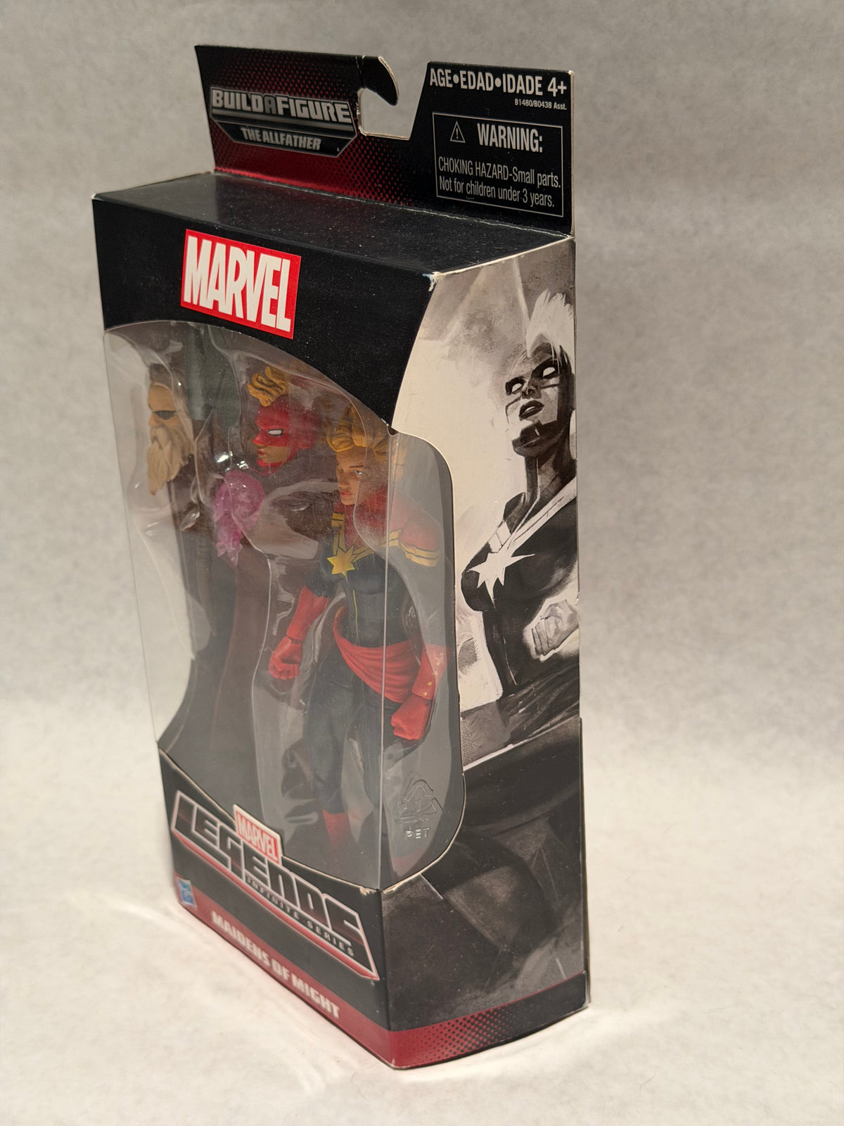 Marvel Legends Maidens of Might Captain Marvel BAF Allfather