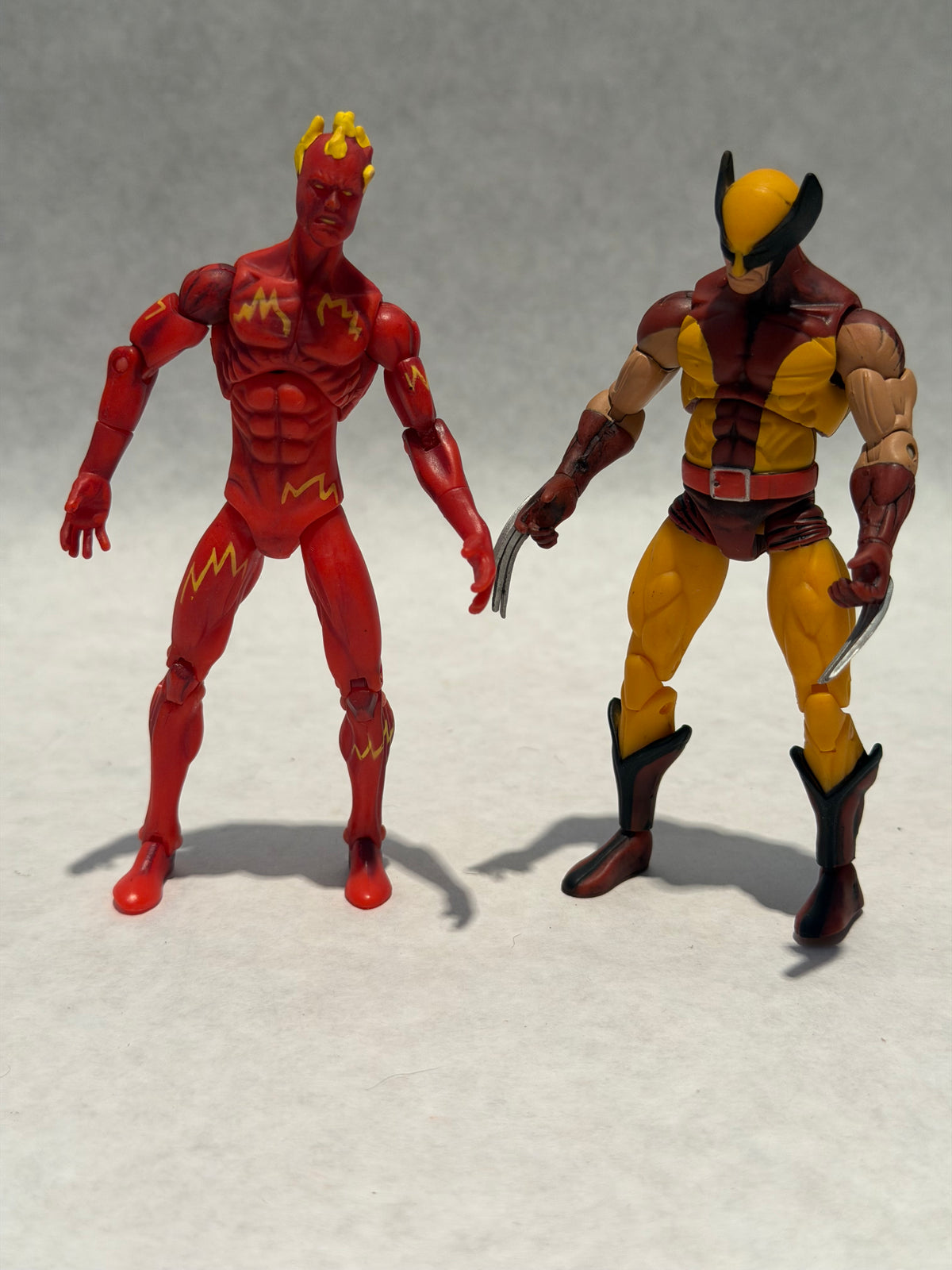 Marvel Universe 2009 Secret Wars 2 Pack Wolverine & Human Torch
