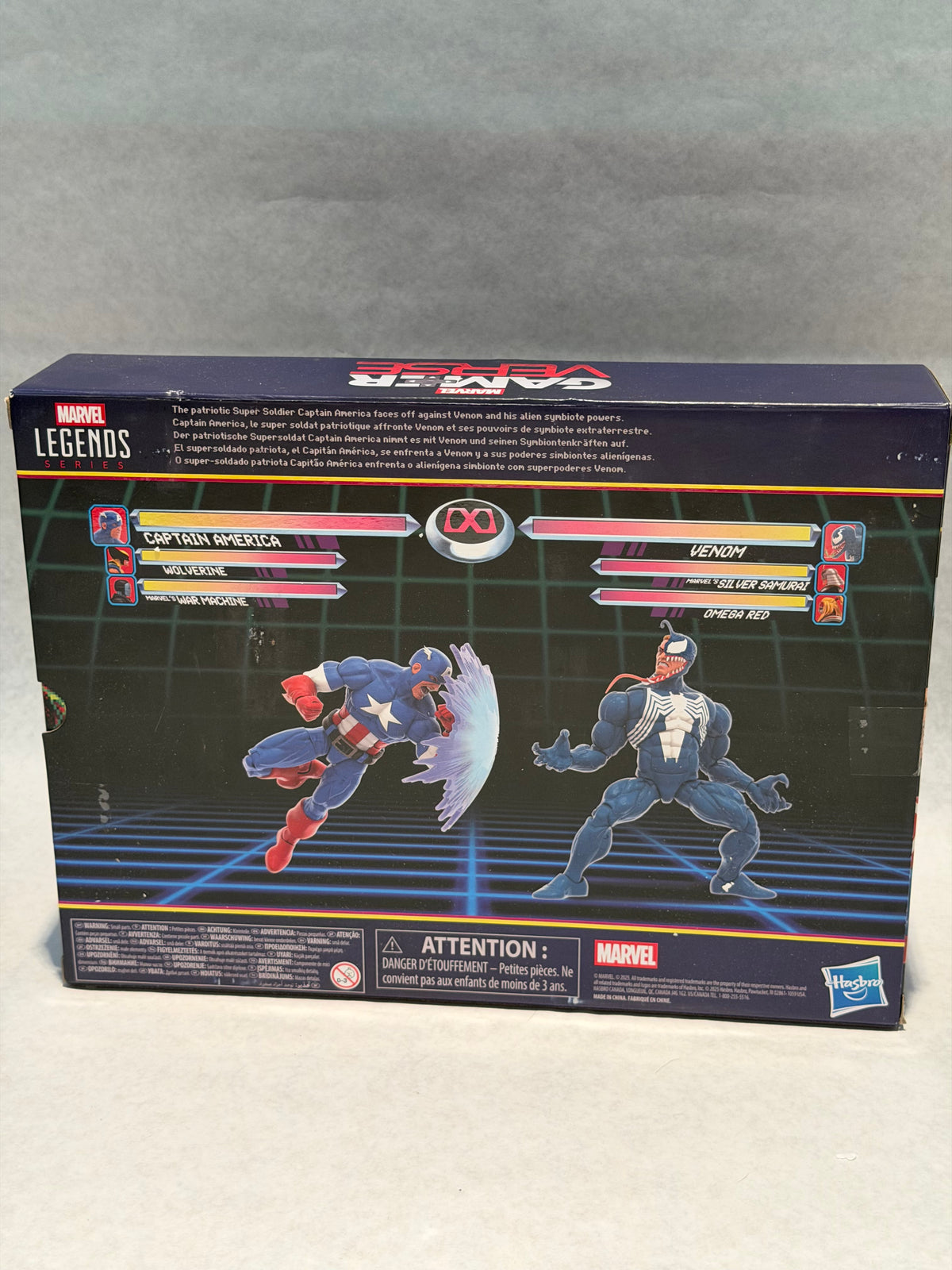 Marvel Legends Captain America vs Venom