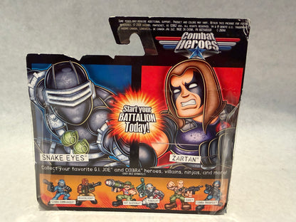 GI Joe Combat Heroes Snake Eyes and Zartan