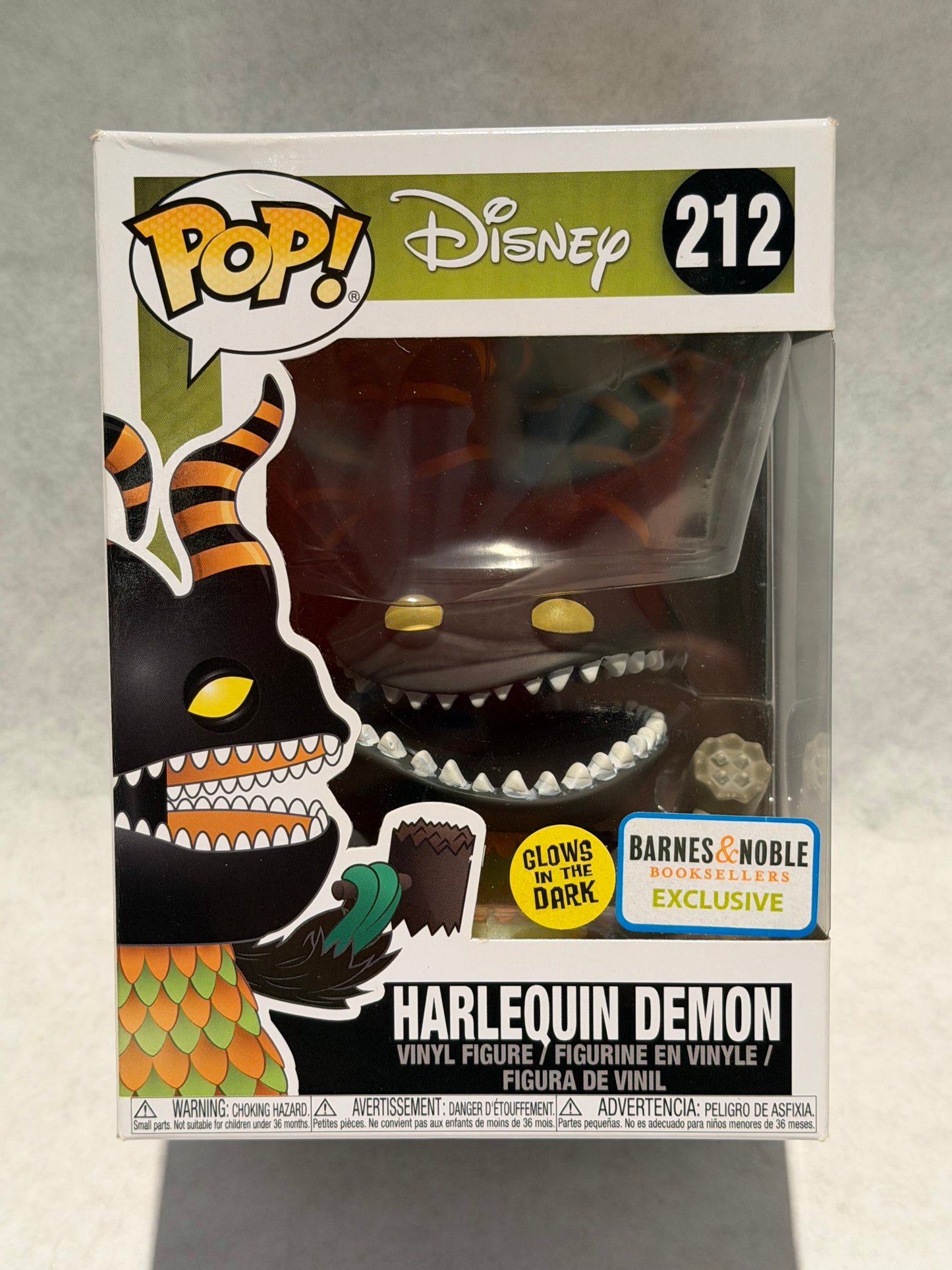 Funko Pop 212 Harlequin Demon Glow in the Dark