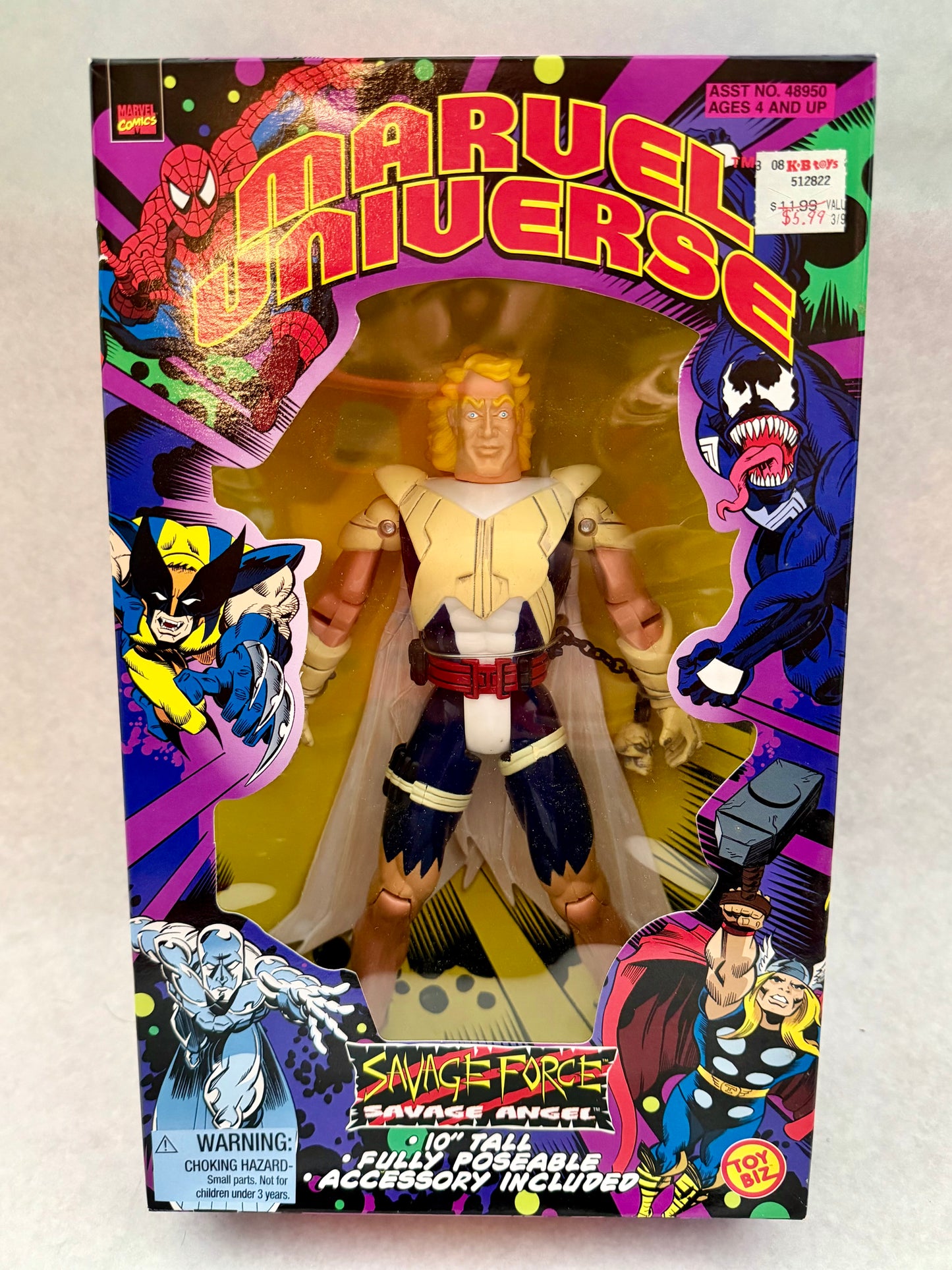 Marvel Universe 10 inch Savage Angel MIB