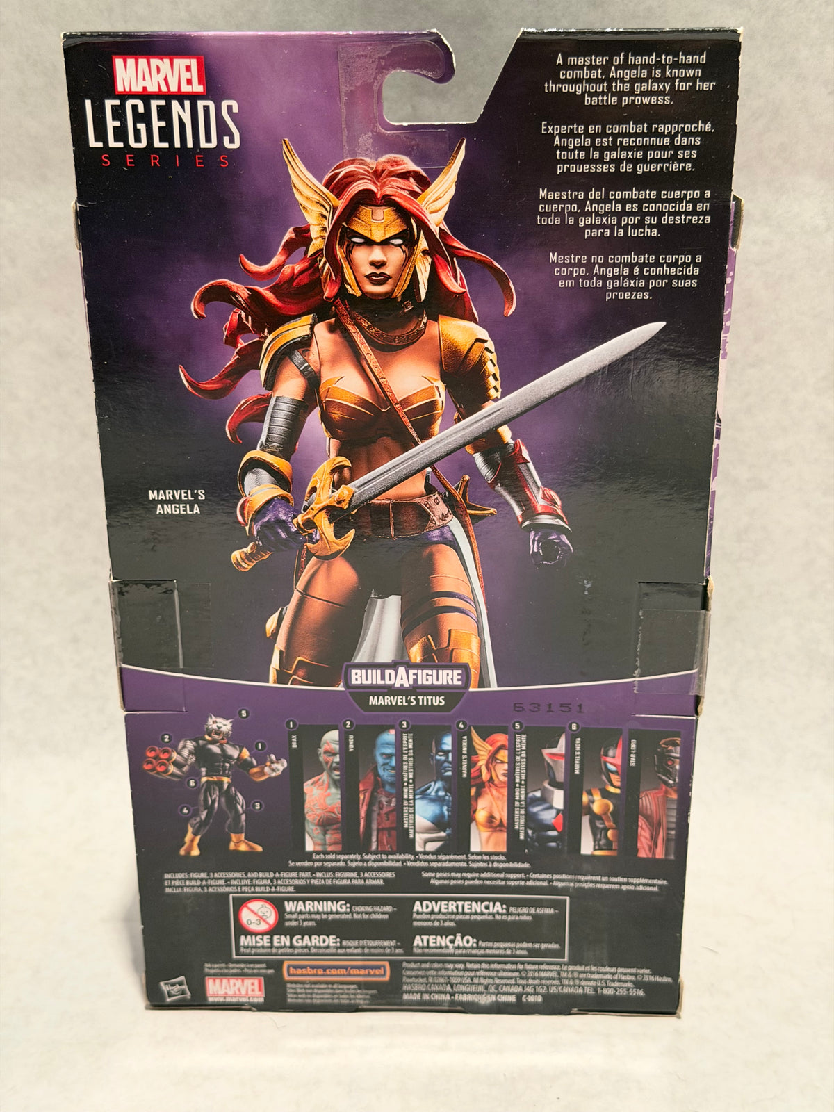 Marvel Legends Marvel’s Angela BAF Titus