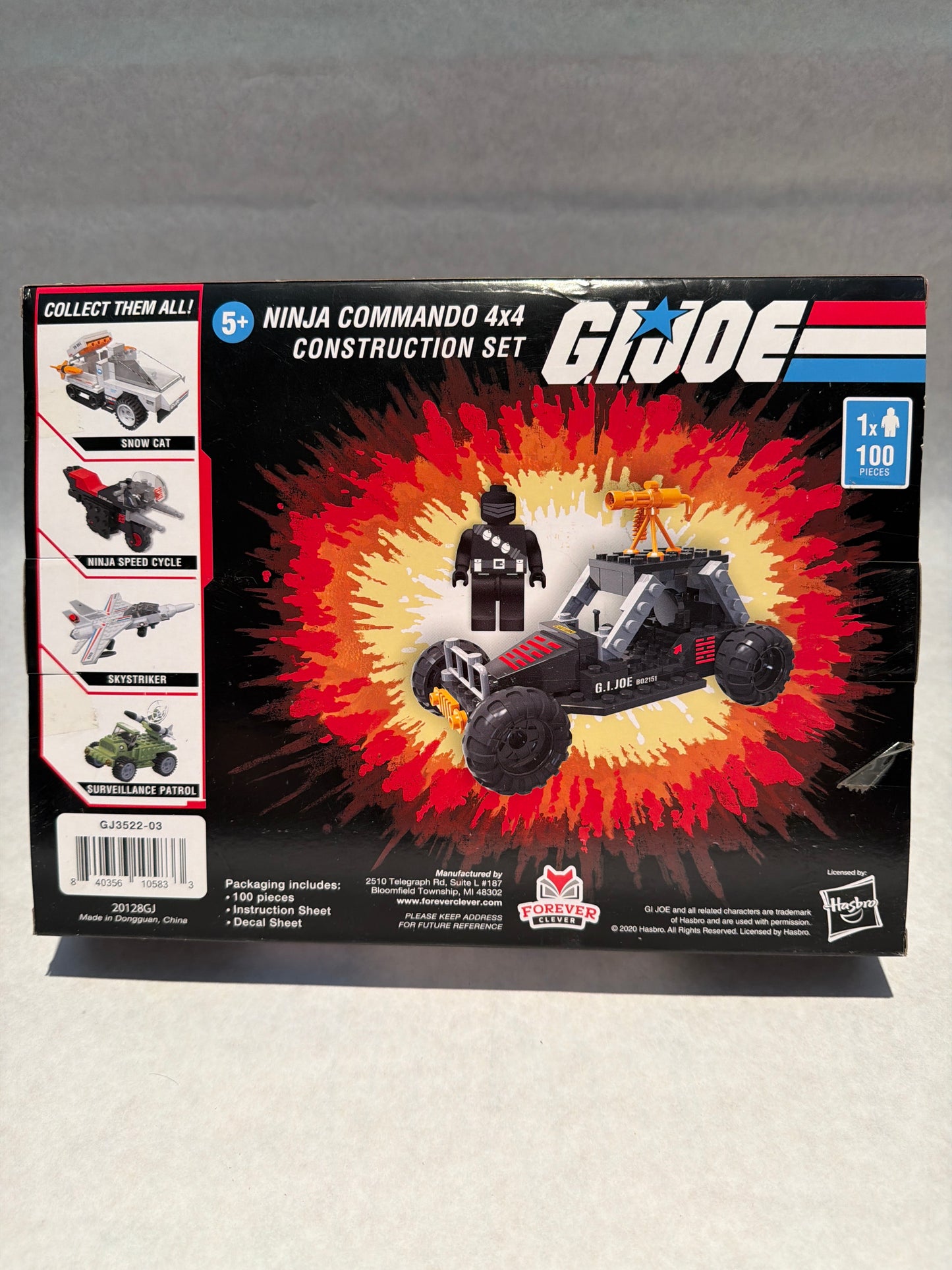GI JOE  Ninja Commando 4x4 Construction Set