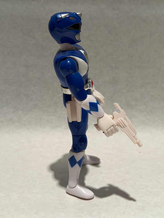 Vintage Power Rangers Blue w Weapon