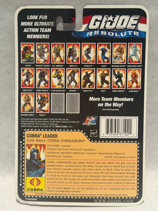 G.I. Joe Cobra Commander Resolute