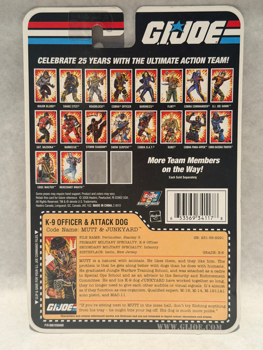 G.I. Joe Mutt & Junkyard K9 Officer