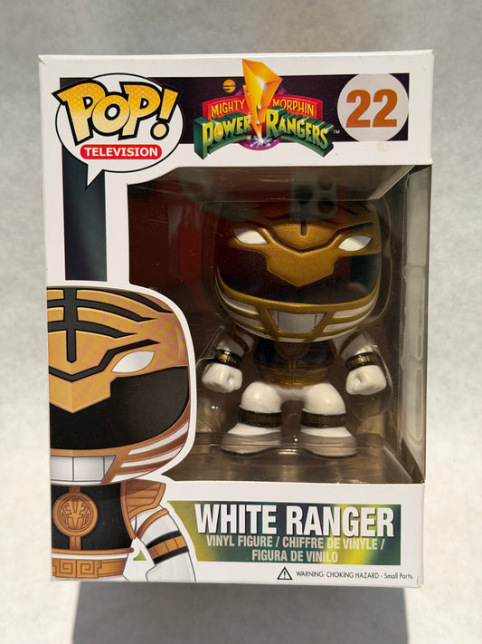 Funko Pop 22 White Ranger Vaulted