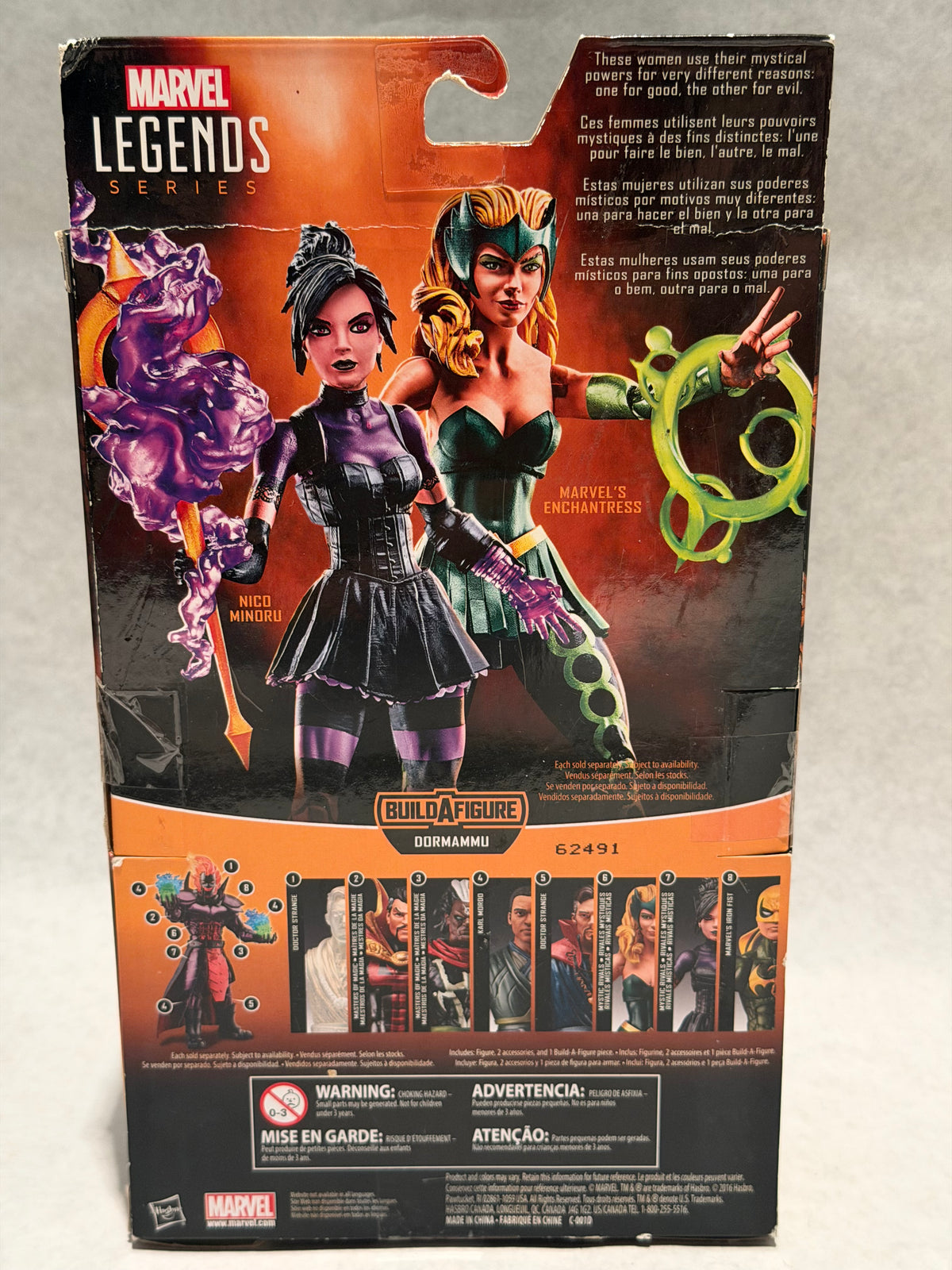Marvel Legends Enchantress BAF Dormammu