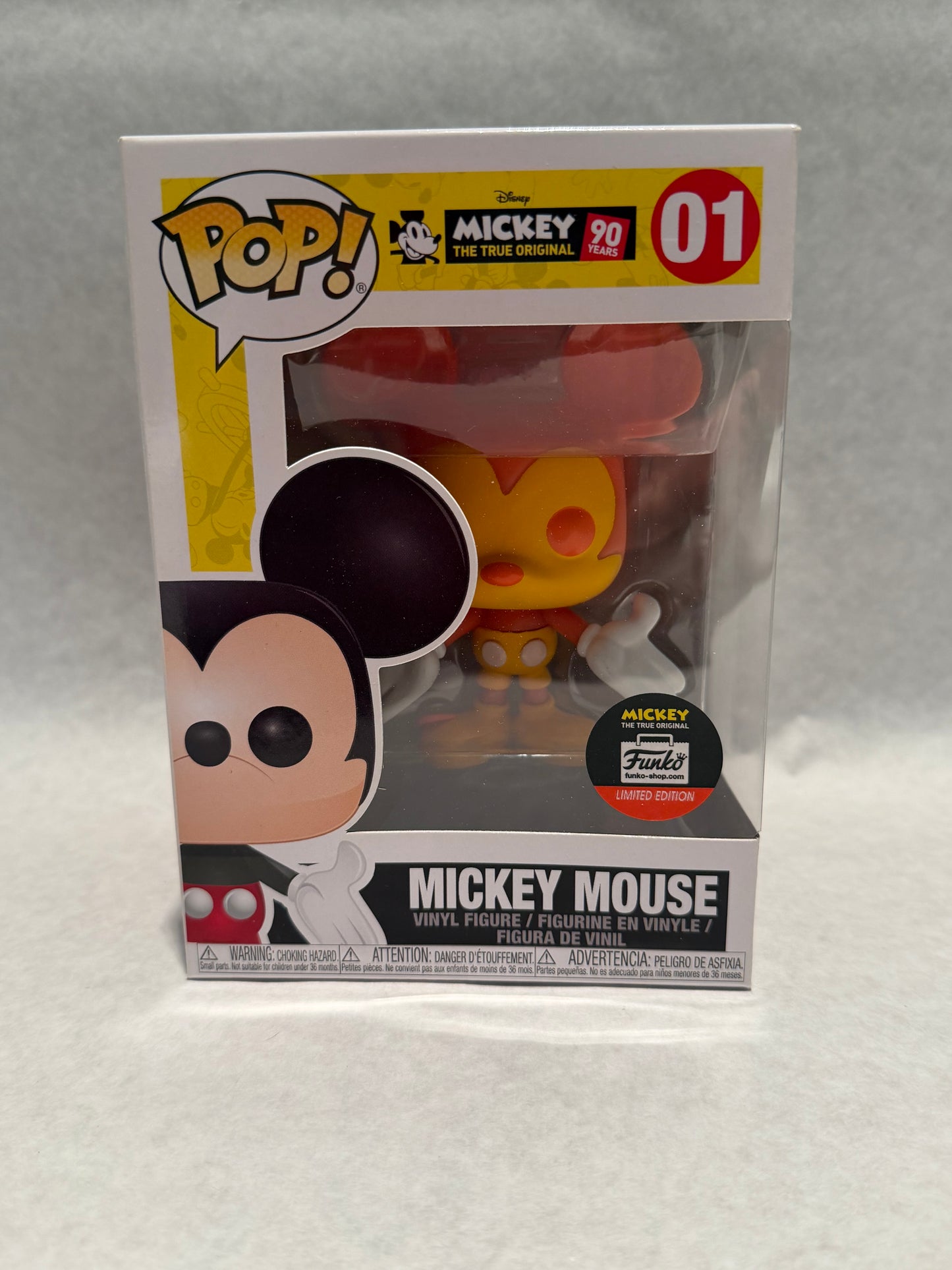Funko Pop 01 Mickey Mouse Orange Variant