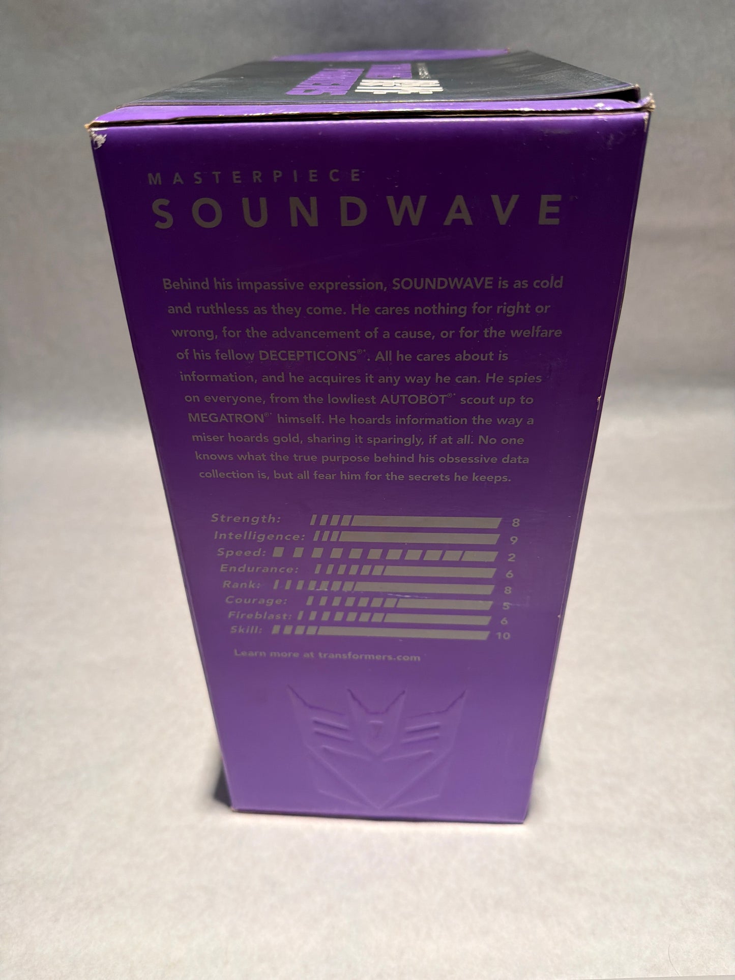Transformers MP Soundwave MISB