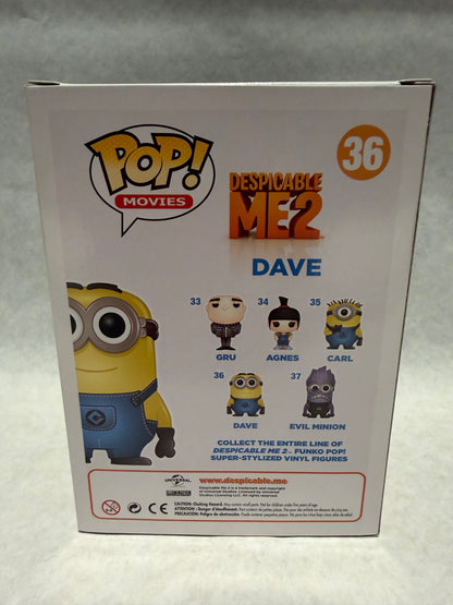 Funko Pop 36 Metallic Dave Limited Exclusive