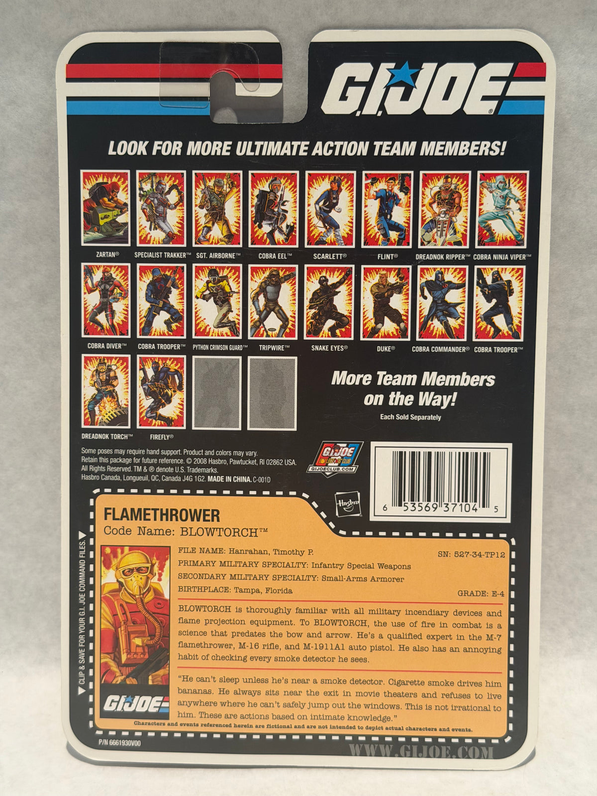 G.I. Joe 25th Anniversary Blowtorch