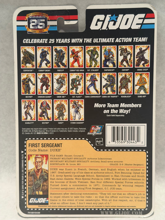 G.I. Joe 25th Anniversary Duke 1st Sergeant