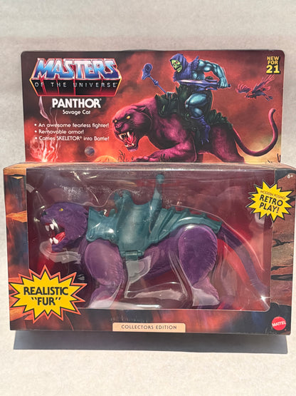 MOTU Retro Panthor Flocked