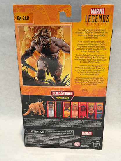 Marvel Legends Ka-Zar Zabu BAF