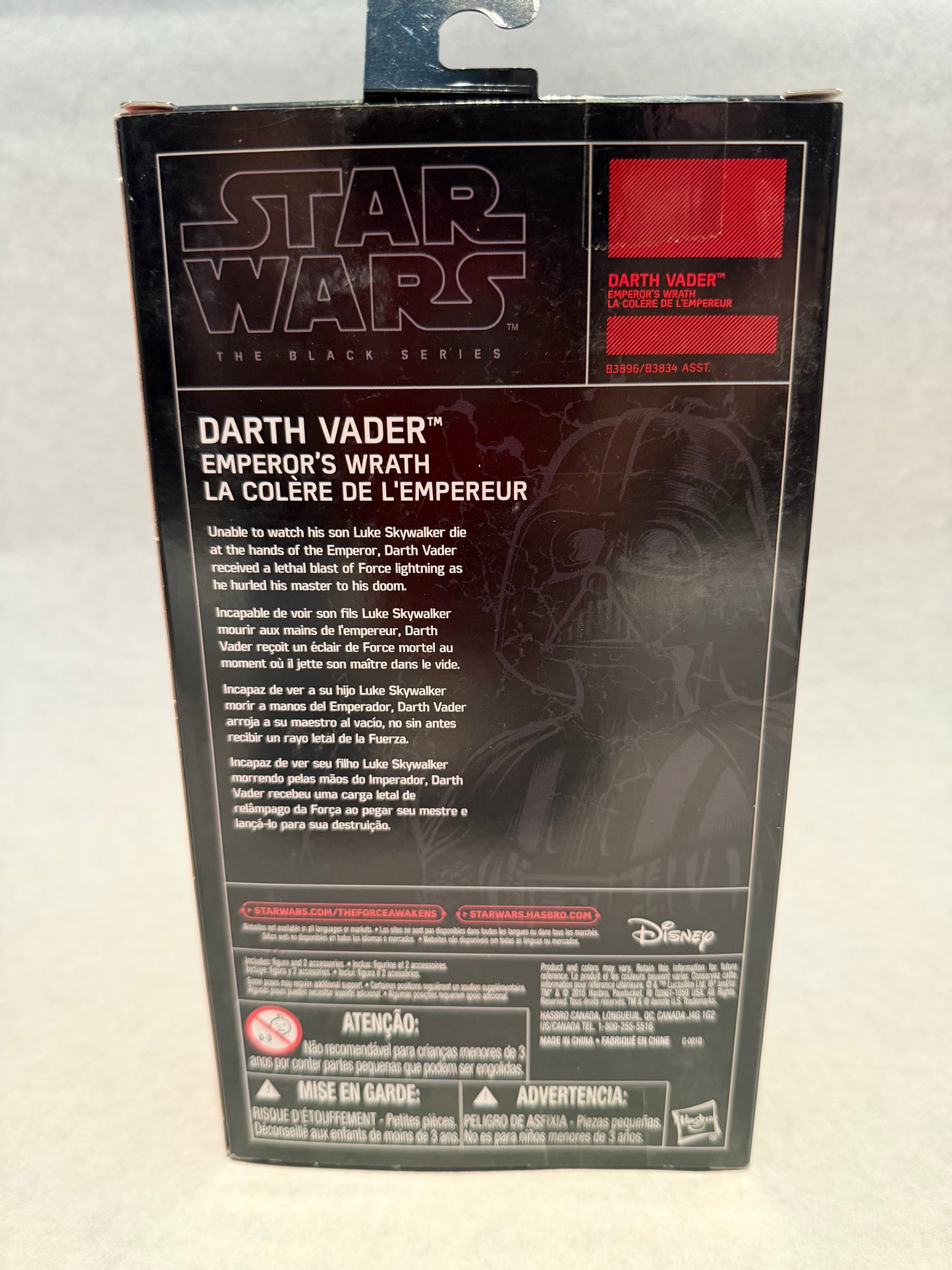 Star Wars Black Series Darth Vader Emperor's Wrath