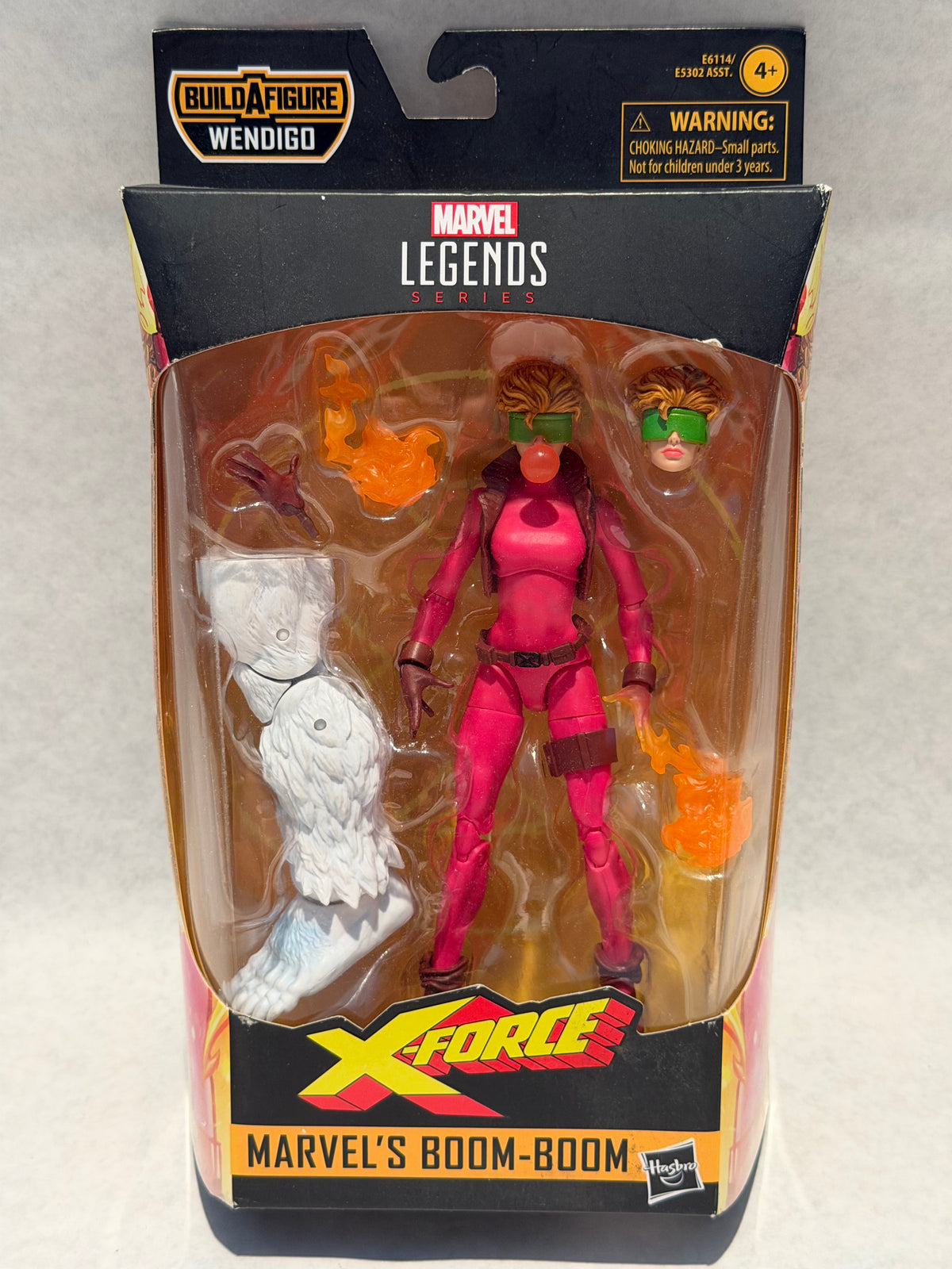 Marvel Legends X-Force Boom Boom BAF Wendigo