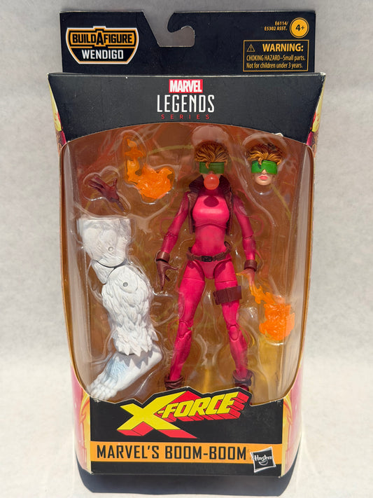 Marvel Legends X-Force Boom Boom BAF Wendigo